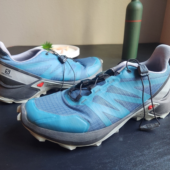 Like New Solomon Super Cross Trail Runners - Picture 6 of 7